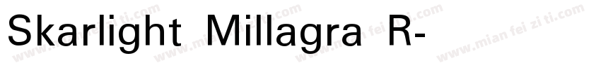 Skarlight Millagra R字体转换